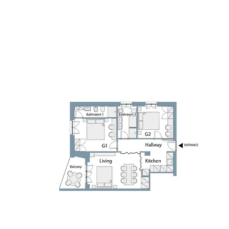 Διαμέρισμα Bigfamilyflats - San Paolo - 6pax Ρώμη